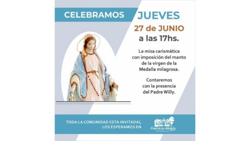 Misa de la Virgen de la Medalla Milagrosa